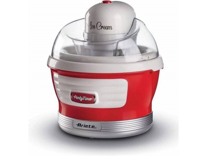 ariete party time ice cream maker 643 cerveny