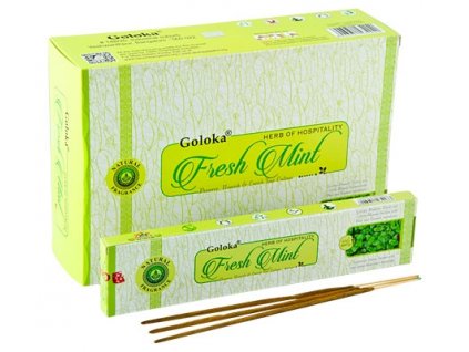 Vonné tyčinky Goloka - Fresh mint