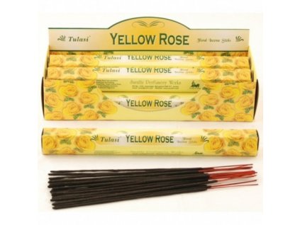 Vonné tyčinky Tulasi - Yellow rose