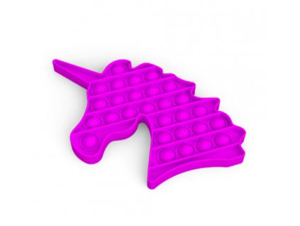 Push game Antistresová hra - jednorožec fialový