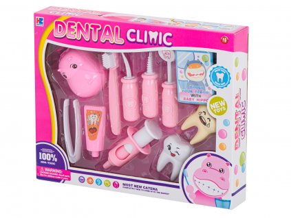 Set zubní ordinace růžový