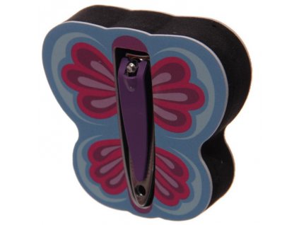 Pilníček a kleštičky na nehty Modrý motýl