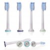 4x nahradni hlavice pro PHILIPS SONICARE SENSITIVE HX 6054 Lekarska slozka ne
