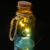 Dekorativní sklenice s korkovým špuntem a LED osvětlením