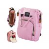 ISO 8911 Dámský městský batoh 2v1 růžová