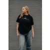 RISING Oversized Black Tee