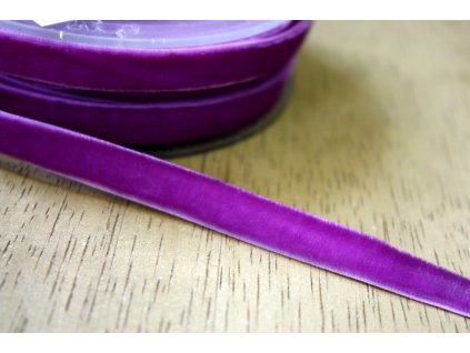 Purple Velvet Ribbon By The Yard