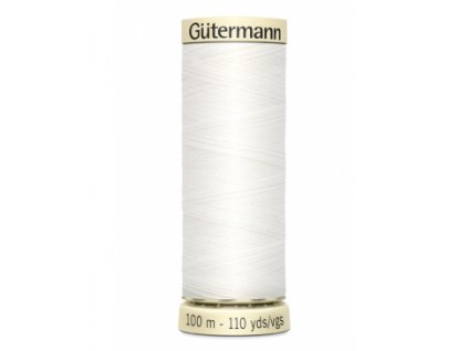 800 Bílé nitě Guttermann, 100% PES