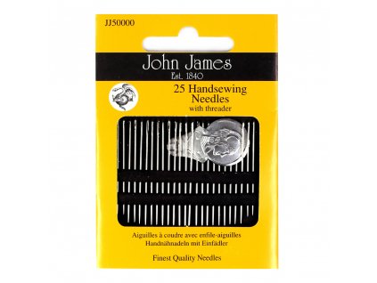 25 Handsewing needles with threader