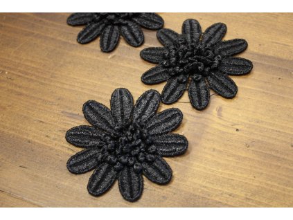 Černá květina, 8cm
