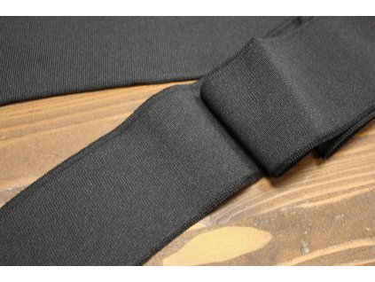 Černý jednoduchý náplet, 6cm