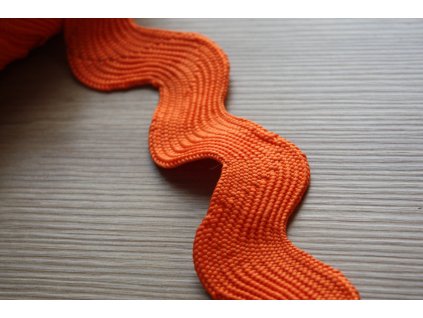 Široká oranžová vlnovka, 40mm