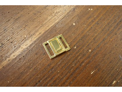 Zlaté zapínání na podprsenku, 15mm