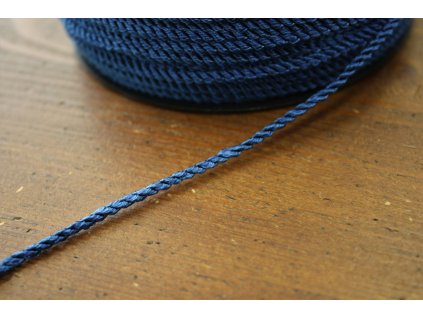 Kroucený provaz v modré barvě, 2,5mm