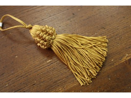 Zlatavé střapce, 10 cm