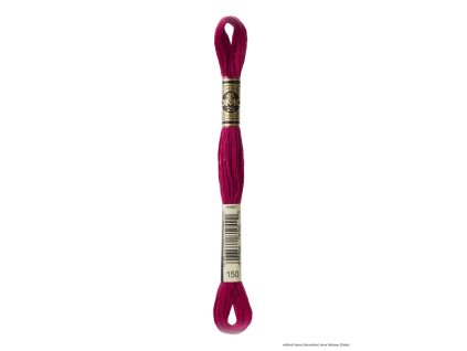 Fuchsiová bavlněná vyšívací příze, 150