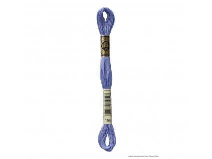 Fialová bavlněná vyšívací příze, 156