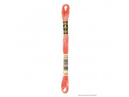 Korálová bavlněná vyšívací příze, 352