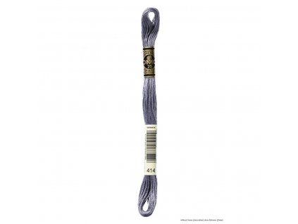 Modro-fialová bavlněná vyšívací příze, 414