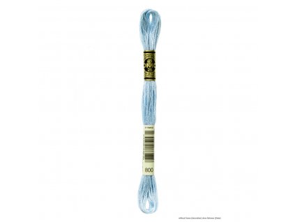 Modrá bavlněná vyšívací příze, 800