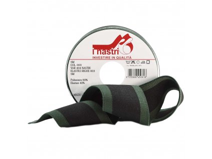 0404 var 003 5M nastri elastici verde nero