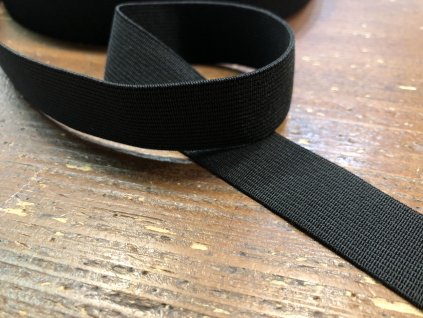 Černá líčková pruženka, 25mm