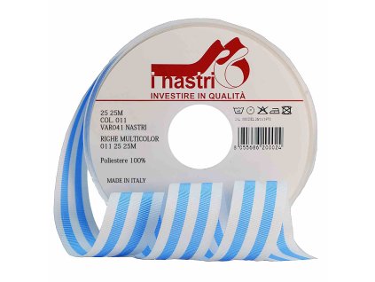 0041 var 011 25 25M nastri righe multicolor