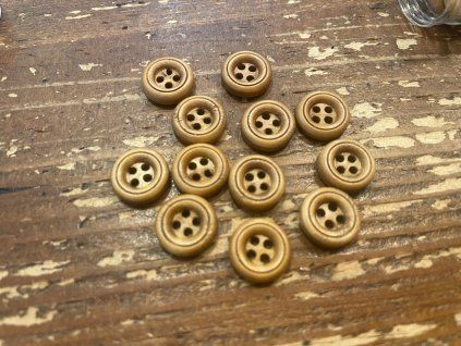 Dřevěný knoflík, 11mm