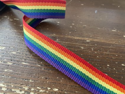 Duhový popruh, 2,5cm