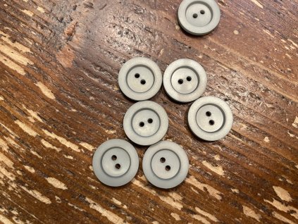 Lesklý zelený knoflík 17mm