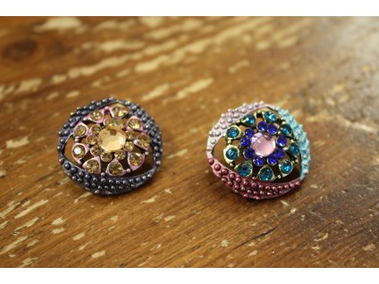 Luxusní smaltovaný knoflík