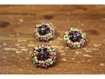 Luxusní smaltovaný knoflík