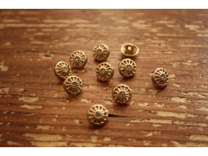 Zlatý knoflík inspirovaný Cartier