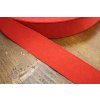 Červená rypsová stuha, 25 mm
