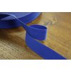 Modrá rypsová stuha, 25 mm