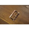 Klasická spona z růžového kovu, 30mm a 48 mm