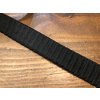 Černá skládaná ramínková gumička, 18mm