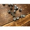 Halenkový knoflík se štrasem, 8mm