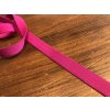 Fuchsiová měkká ramínková guma, 12mm