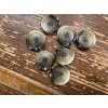 Hnědo béžový kabátový knoflík 25,4mm