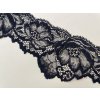 Jemná černá krajka, 7cm