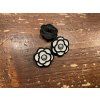 Knoflík s perličkou ve stylu Chanel, 2cm