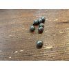 Kovový knoflík s kytičkou, (historická replika) 10mm