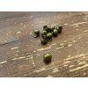 Kovový knoflík s kytičkou, (historická replika) 10mm