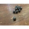 Kovový knoflík - kulička s ornamentem, (historická replika) 11mm