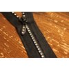 Ozdobný zip s kamínky, 15cm, 50cm