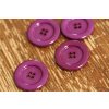 Fialový knoflík ve 2 velikostech