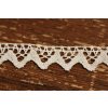Háčkovaná bavlněná krajka, 19mm