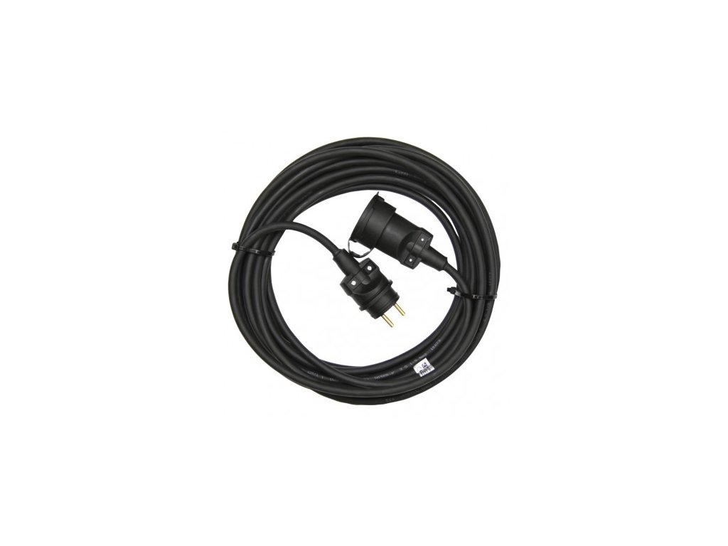 EMOS Gumový prodlužovací kabel - 1 zásuvka, 20m, 1,5mm2, IP65 