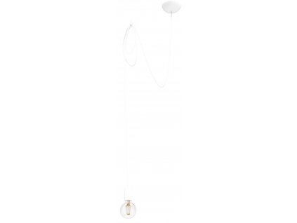 Závěsná žárovka SPIDER, bílá, E27, 1x60W